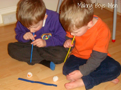 kids activity with cotton balls