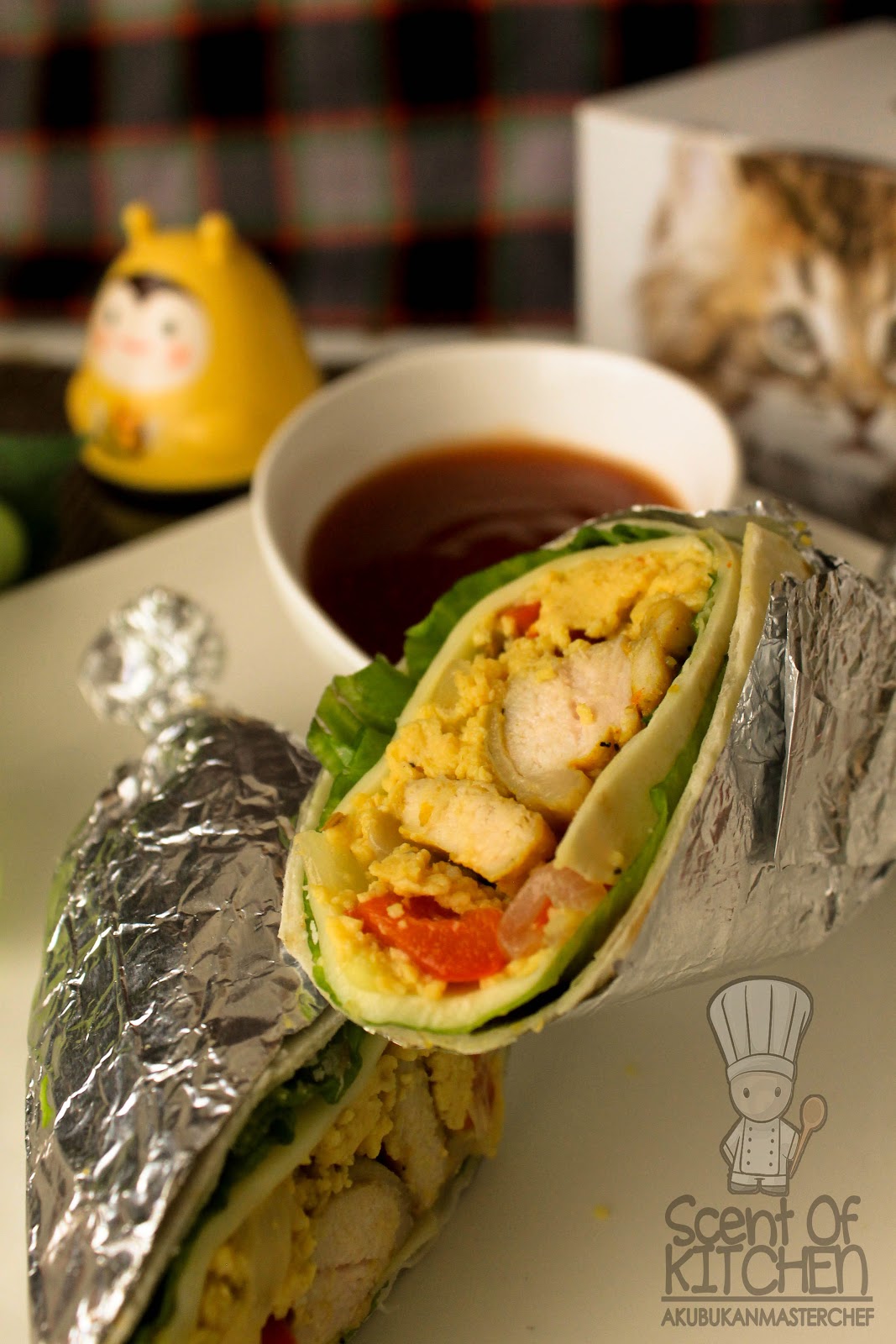 Aku Bukan Masterchef: Resepi 155 : Simple Burrito with 