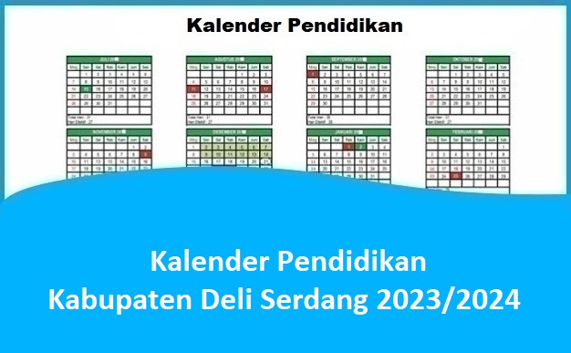 Kalender Pendidikan Kabupaten Deli Serdang 2023/2024