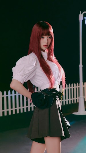 Wonyoung com cabelo de cor ruivo Kpop Images and Gifs Wonyoung com cabelo de cor ruivo Kpop Images and Gifs