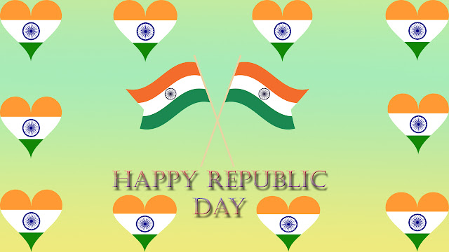 Republic Day heart flag image download 2023