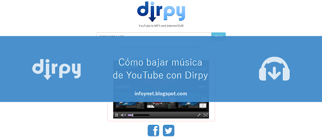 Cómo bajar música de YouTube con Dirpy