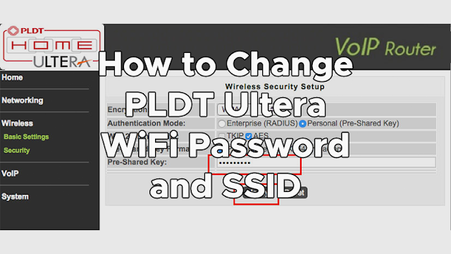 How to Change PLDT Ultera WiFi Password and SSID