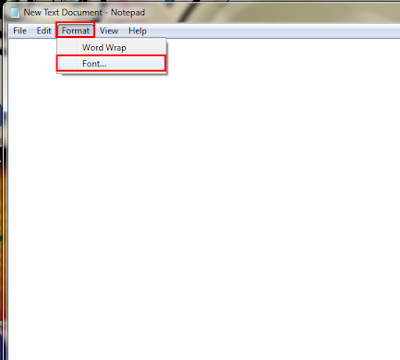 Cara Memperbesar Ukuran Teks Di Notepad