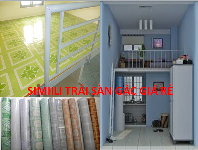 Simili lót sàn gác nhà trọ giá rẻ 