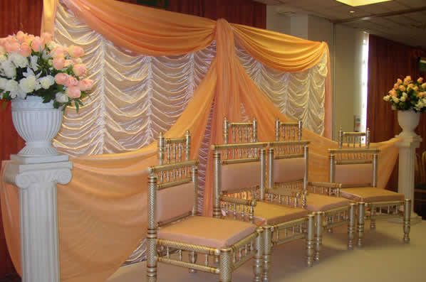 Indian wedding stage decoration