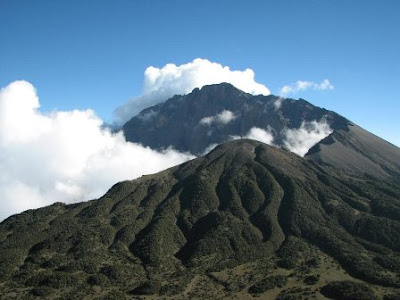 Mountain Meru in Tanzania