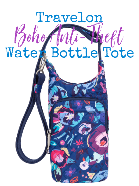 The Boho Insulated Water Bottle Tote is comfortable, stylish, convenient, and has anti-theft features you'll love.