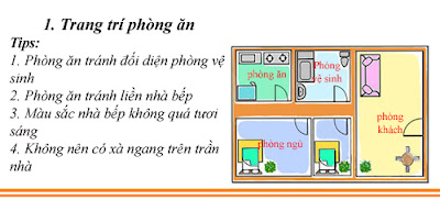 Những điều cần tránh khi thiết kế phòng ăn để hợp phong thủy