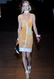 Rag & Bone orange and blue dress