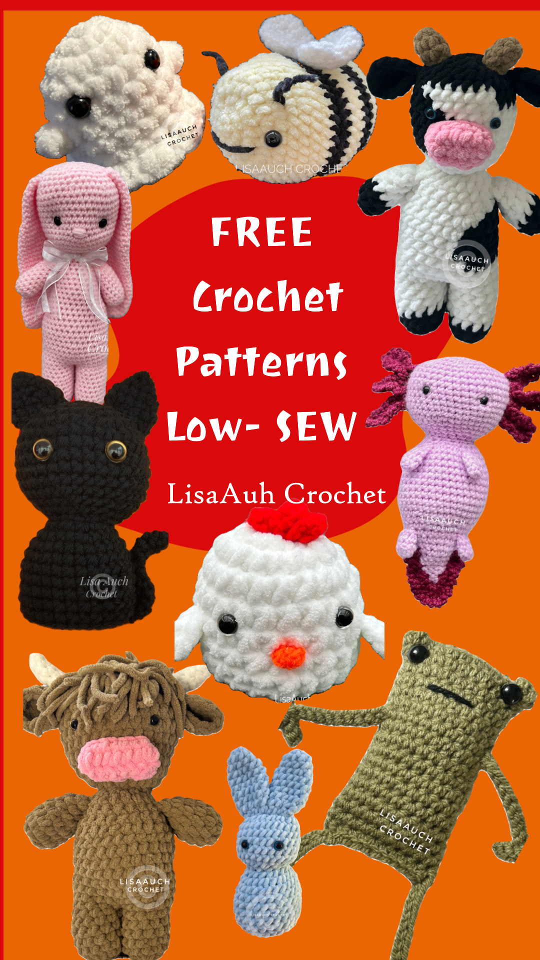 no sew crochet toy patterns- easy crochet patterns