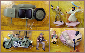 30mm Toy Figures; 35mm Figurines; Blister Pack; Carded Rack Toy; Disney; Disney Stores; German Soldiers; IJ; Indiana Jones; Motorbike; Motorcycle; PVC Figurines; Rack Toy Month; Rack Toys; Raiders of the Lost Ark; ROTLA; RTM; Small Scale World; smallscaleworld.blogspot.com; The Last Crusade; Theme Park Exclusive; TLC; WWII Plastic Figures;