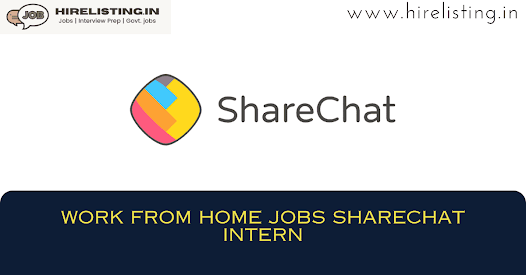 Work From Home Jobs ShareChat