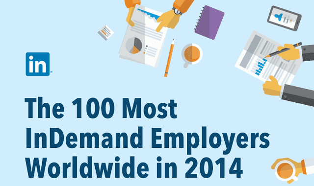 Image: The 100 Most InDemand Employers Worldwide in 2014