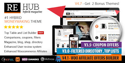 Download REHub v4.7.6 Directory, Shop, Coupon, Affiliate Wp Theme