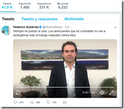 Federico Gutierrez twitter