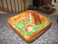 Haricots verts and grape tomato salad with creme fraiche dressing