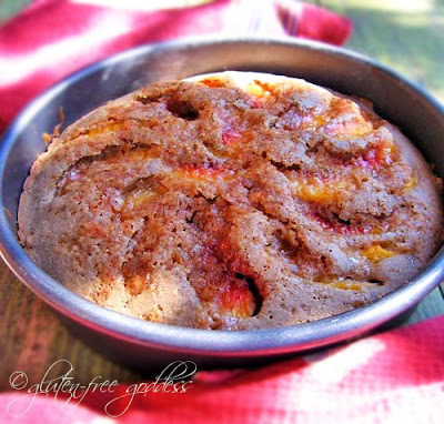 gluten free vegan peach cake recipe