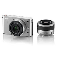 Nikon 1 J1 10.1 MP HD Digital Camera System with 10mm and 10-30mm VR 1 NIKKOR Lenses (Silver)