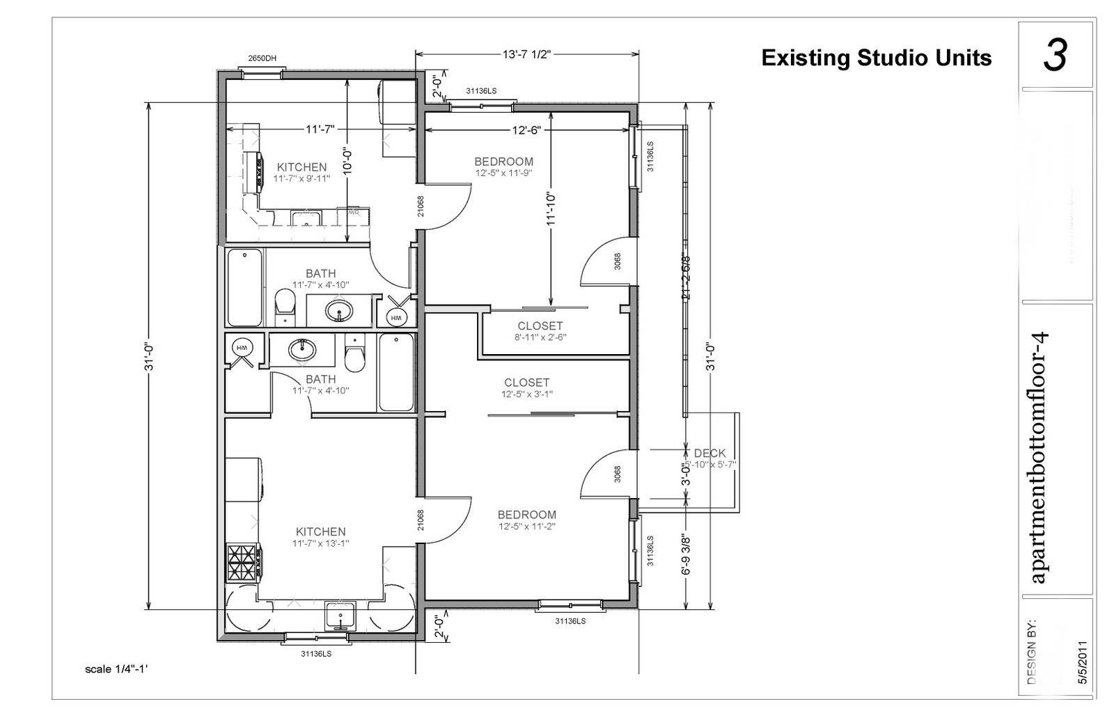 Apartment Building Plans 6 Units