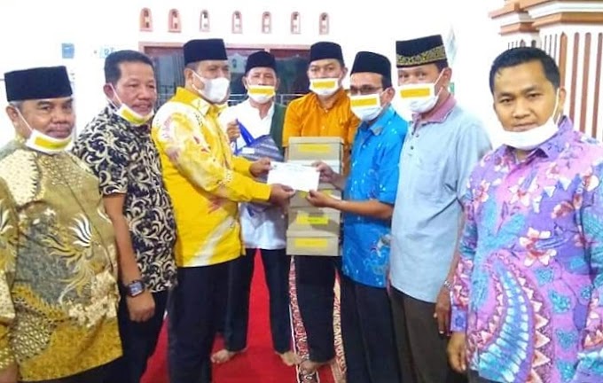 Ketua DPD Golkar Kota Pariaman Mardison Mahyuddin Pimpin TSR Ke Mushalla Al-Ikhlas Kaluat