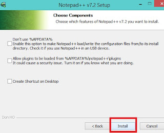 Download and Install notepad++