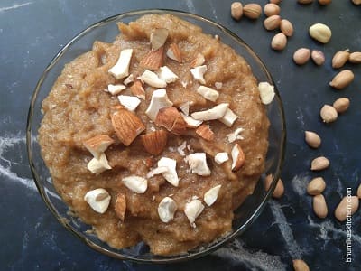 Mungfali Halwa Recipe In Hindi