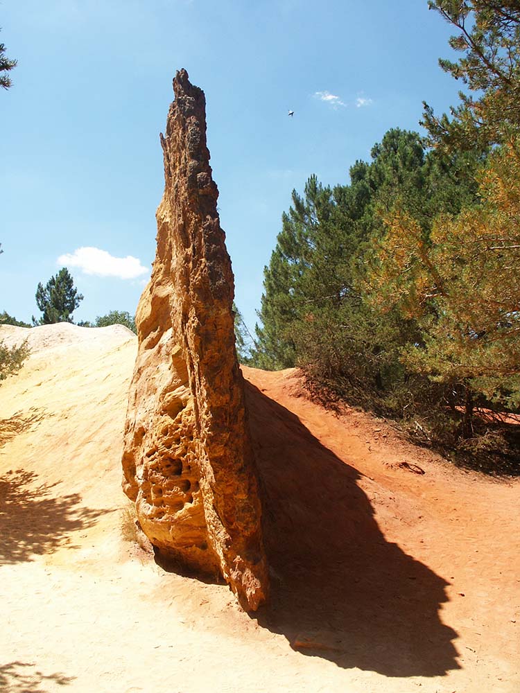 Una falesia nel Colorado di Rustrel