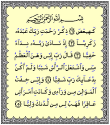 Surah Maryam 