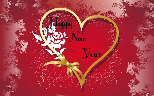   Happy New Year 2016 inside a heart ! wow