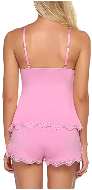 Women's Sweetness Cami Set Lace Camisole Lingerie Nightwear