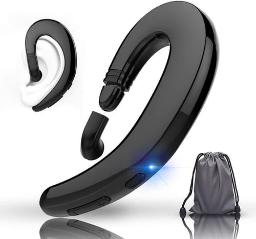 BEISIDE Bluetooth Headset Single Ear Cell Phone