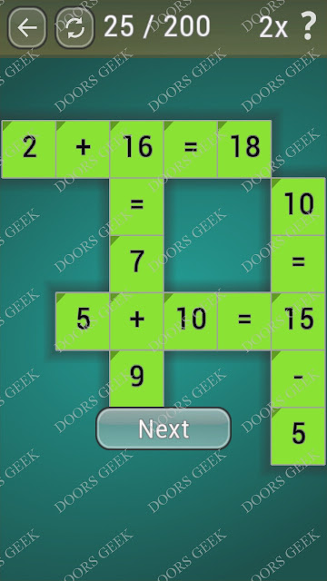 Math Games [Beginner] Level 25 answers, cheats, solution, walkthrough for android