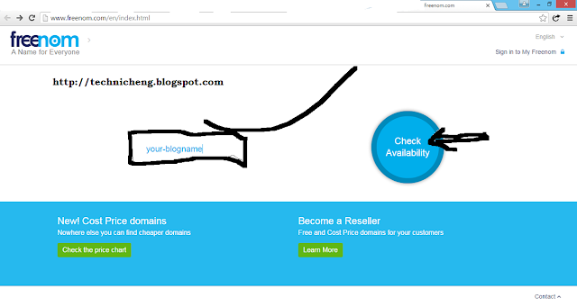 Setup .ga, .tk, .cf, .ml, .gq domain in Blogger blogspot