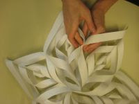 How To Make The Most Beautiful Paper Snowflake Ever! a spectacular - origami like - snowflake deco