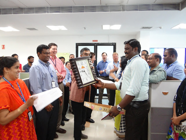 Vee Technologies USA team at Chennai facility for the reward and recognition program