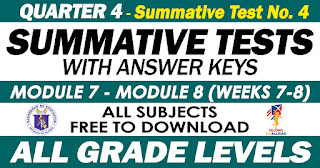 creative writing summative test with answer key