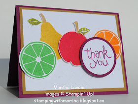 thank you stampin up
