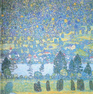 Forest slope in Unterach at the Attersee, 1916