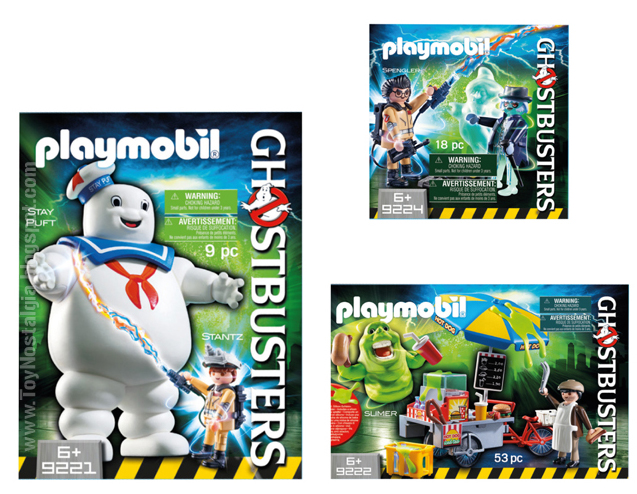 Playmobil Ghostbusters  boxes Cazafantasmas cajas