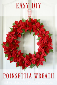 easy diy poinsettia wreath