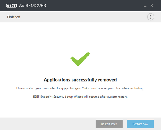 ดาวโหลด ESET AV Remover โปรแกรมลบซอฟต์แวร์ป้องกันไวรัส