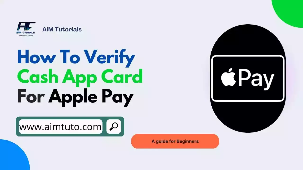 how to verify cash app card for apple pay