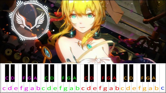 Sincerely (Violet Evergarden OP) Piano / Keyboard Easy Letter Notes for Beginners