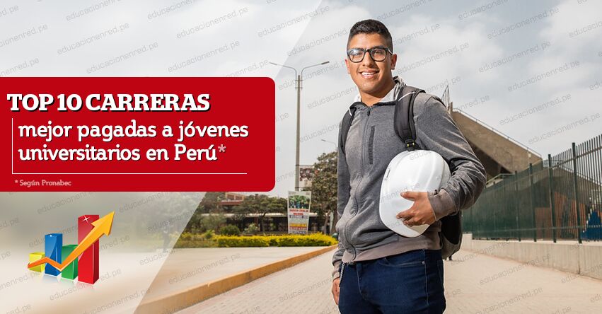 PRONABEC: Top diez carreras mejor pagadas a jóvenes universitarios en Perú