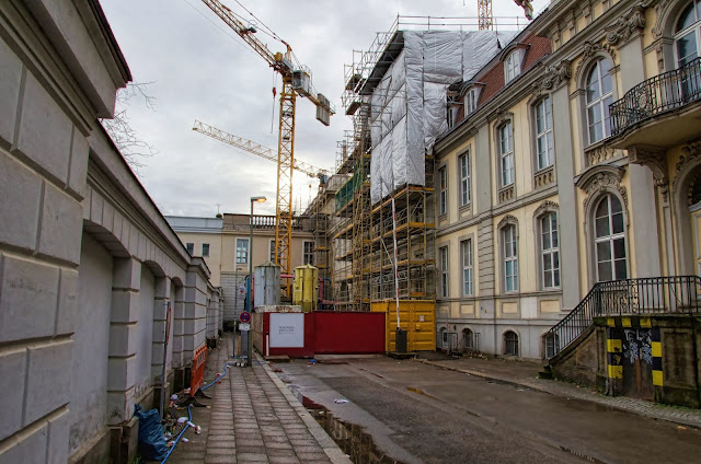 Baustelle Unter den Linden / Oberwallstraße, 10117 Berlin, 22.12.2013