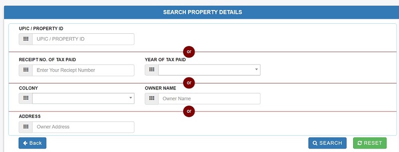 mcd property tax online payment