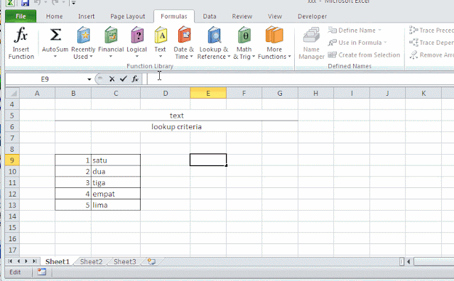 Tutorial Excel Cara Cepat Memahami Vlookup, Hlookup, Index, Row ( Formulas lookup )