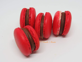 Macaron ganache passion chocolat 