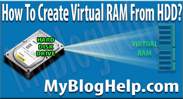Virtual RAM from Hard Disk Drive